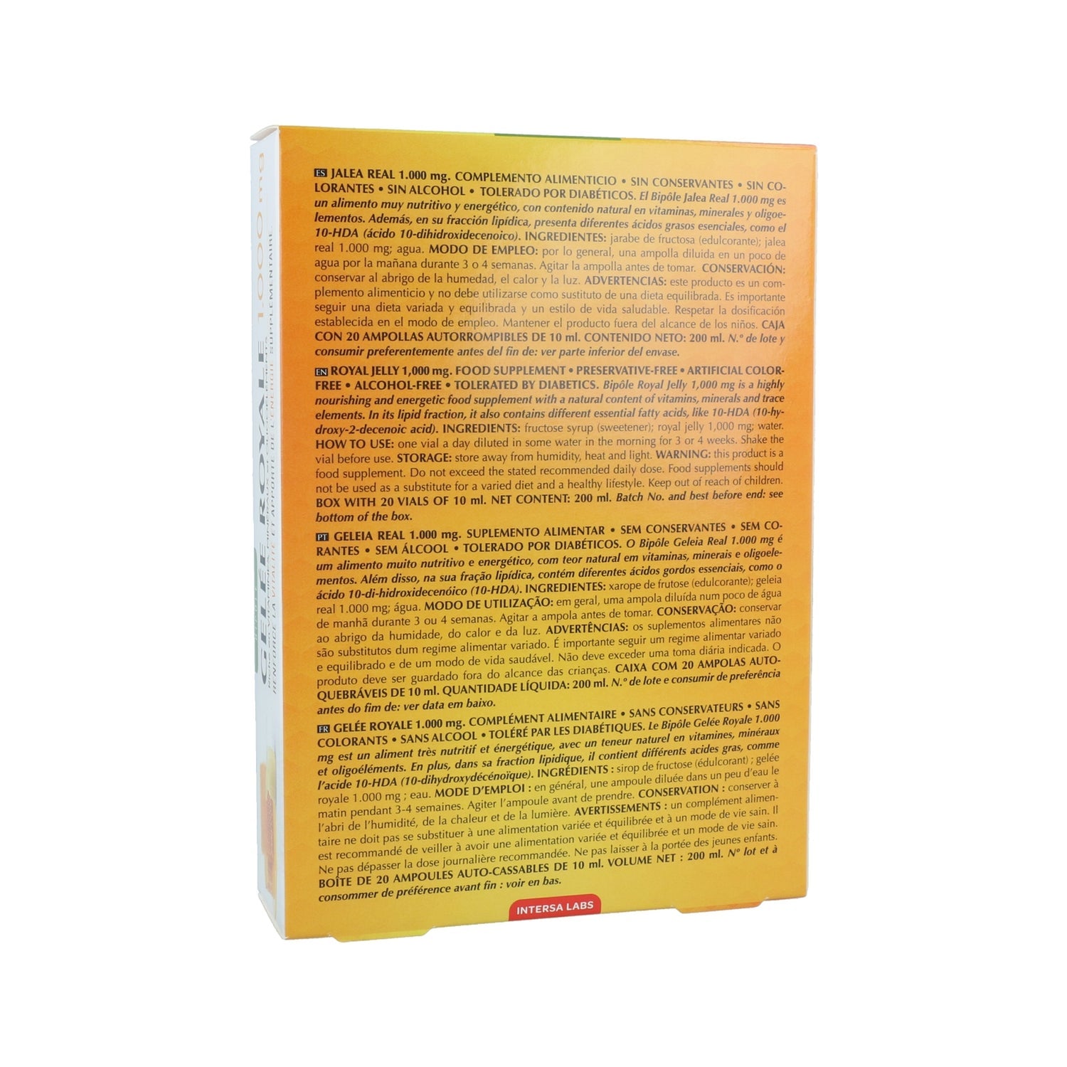 Intersa Jalea Real Adultos 1000mg 20amp