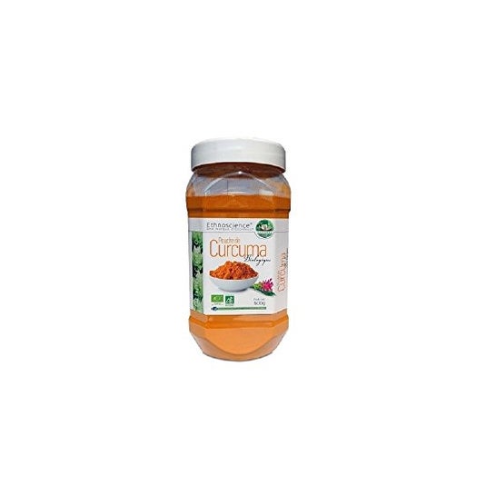 Polvo de cúrcuma orgánica Ecoidées 500 G