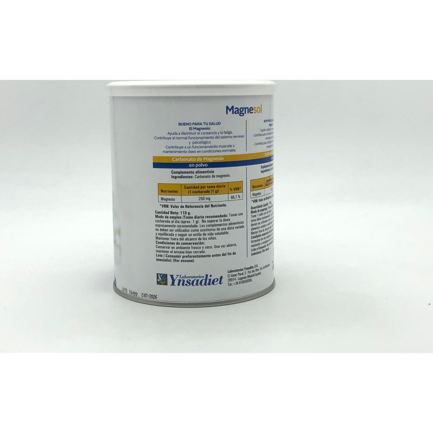 Ynsadiet Magnesol 110 g