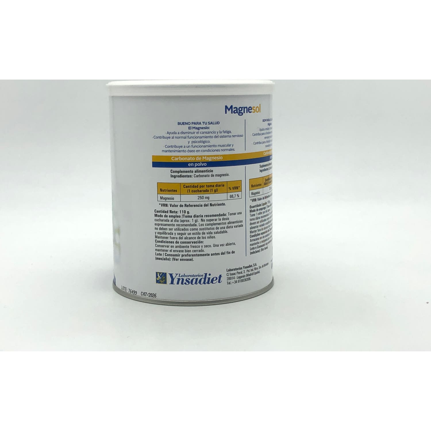 Ynsadiet Magnesol 110 g