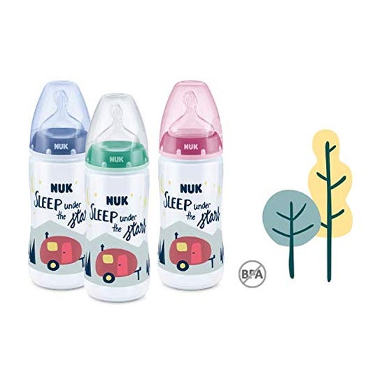 Nuk Baby Botella Fc+ Silicona Hello Adventure 06 M 300 ml