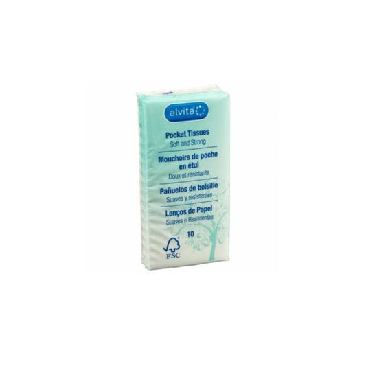 Alvita Pañuelos de Bolsillo en Caja de 10uds