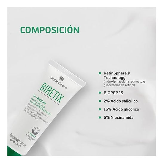 Biretix Tri-Active Gel Anti-Imperfecciones 50ml