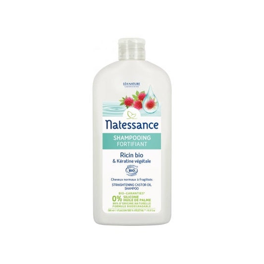 Natessance Champú Fortificante Ricino Queratina 500 ml