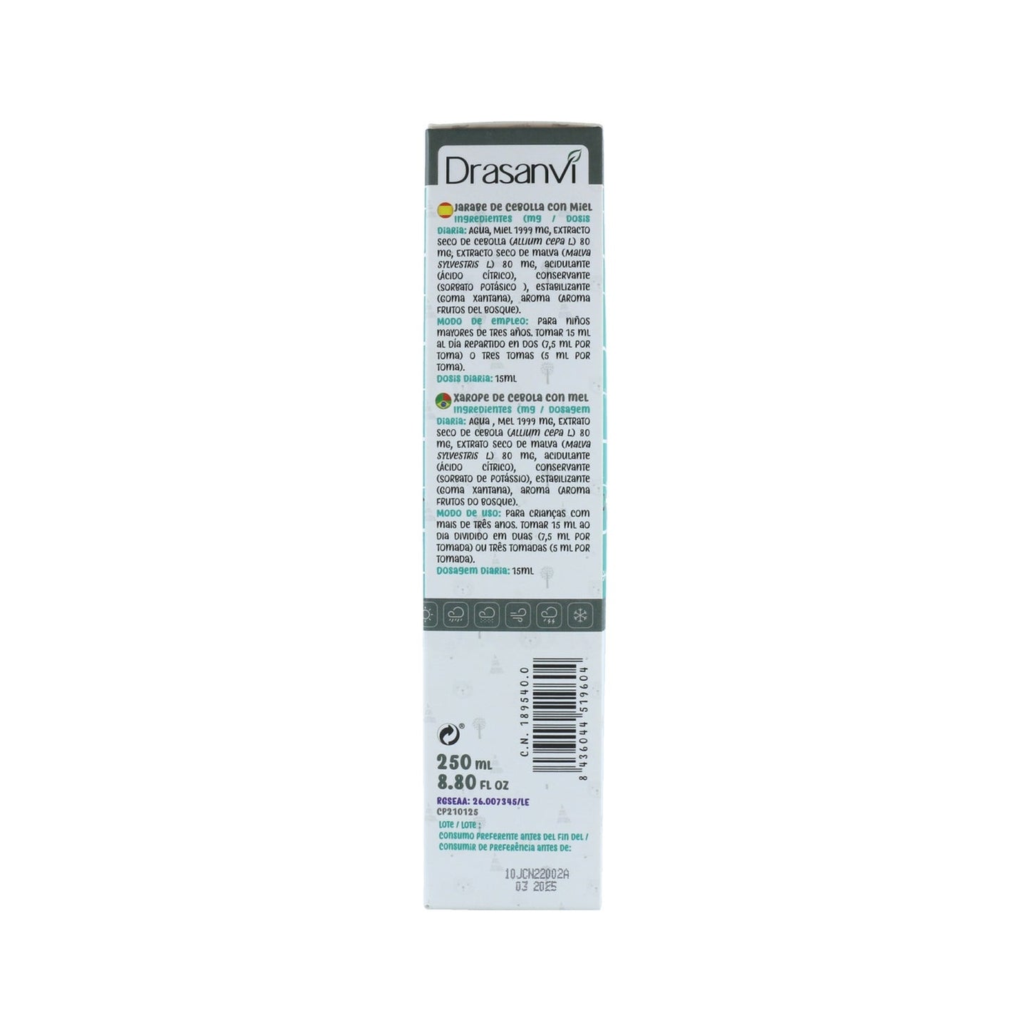 Drasanvi Jarabe Cebolla Infantil 250ml