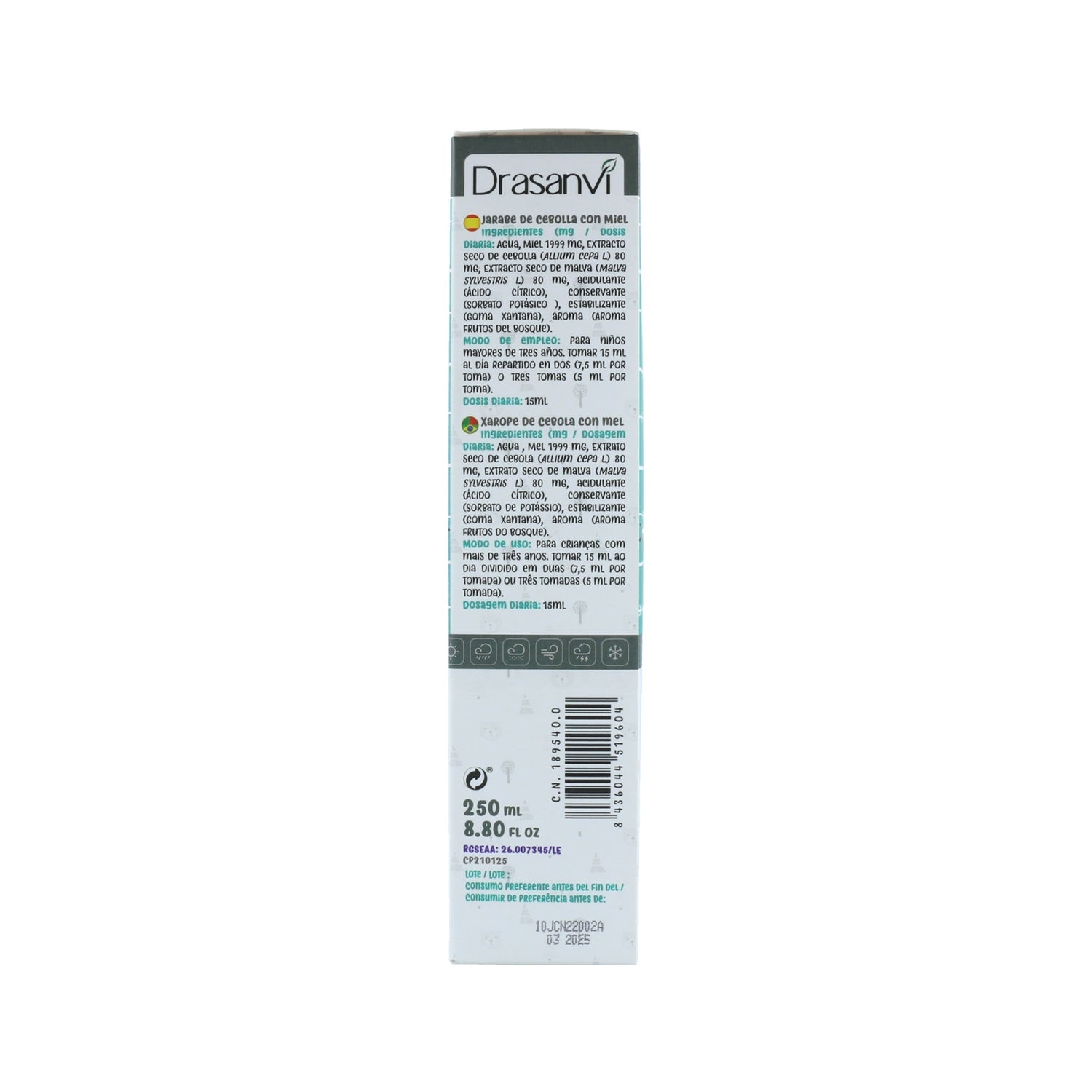 Drasanvi Jarabe Cebolla Infantil 250ml