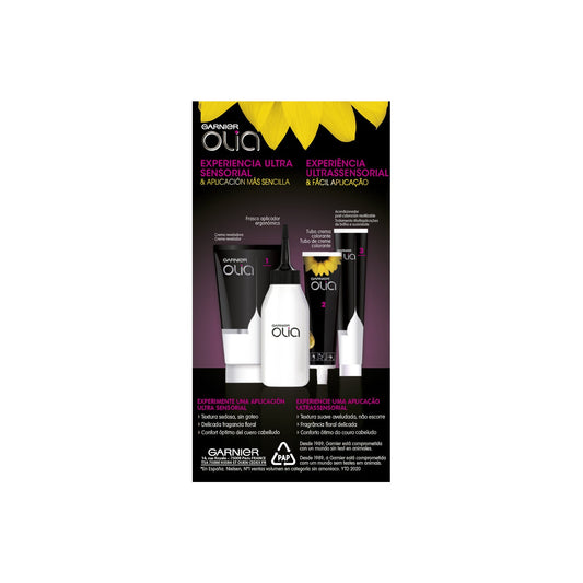 Garnier Olia Coloración Permanente N°5.5 Caoba 4 Piezas