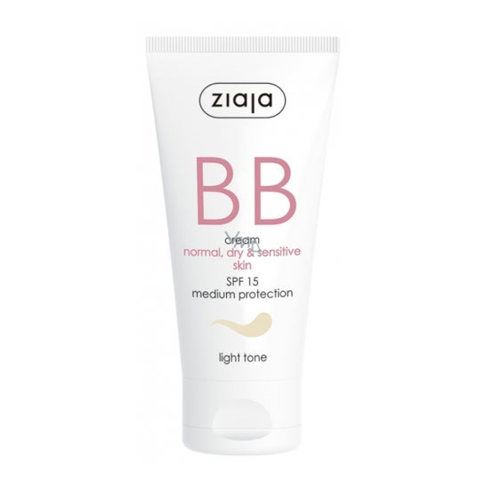 Ziaja Bb Cream Pieles Normales, Secas Y Sensibles Spf15 Tono Claro 50ml