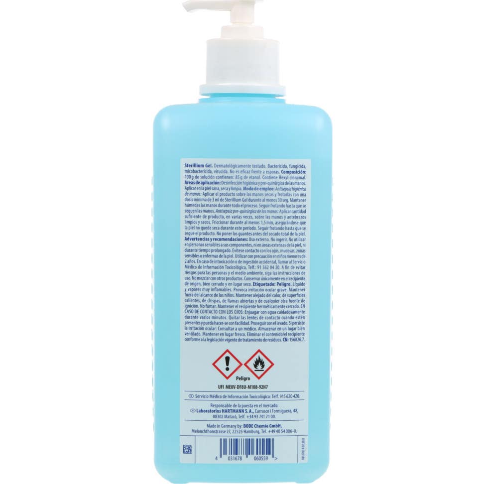 Sterillium Gel Antiséptico de Manos con Dosificador 975ml