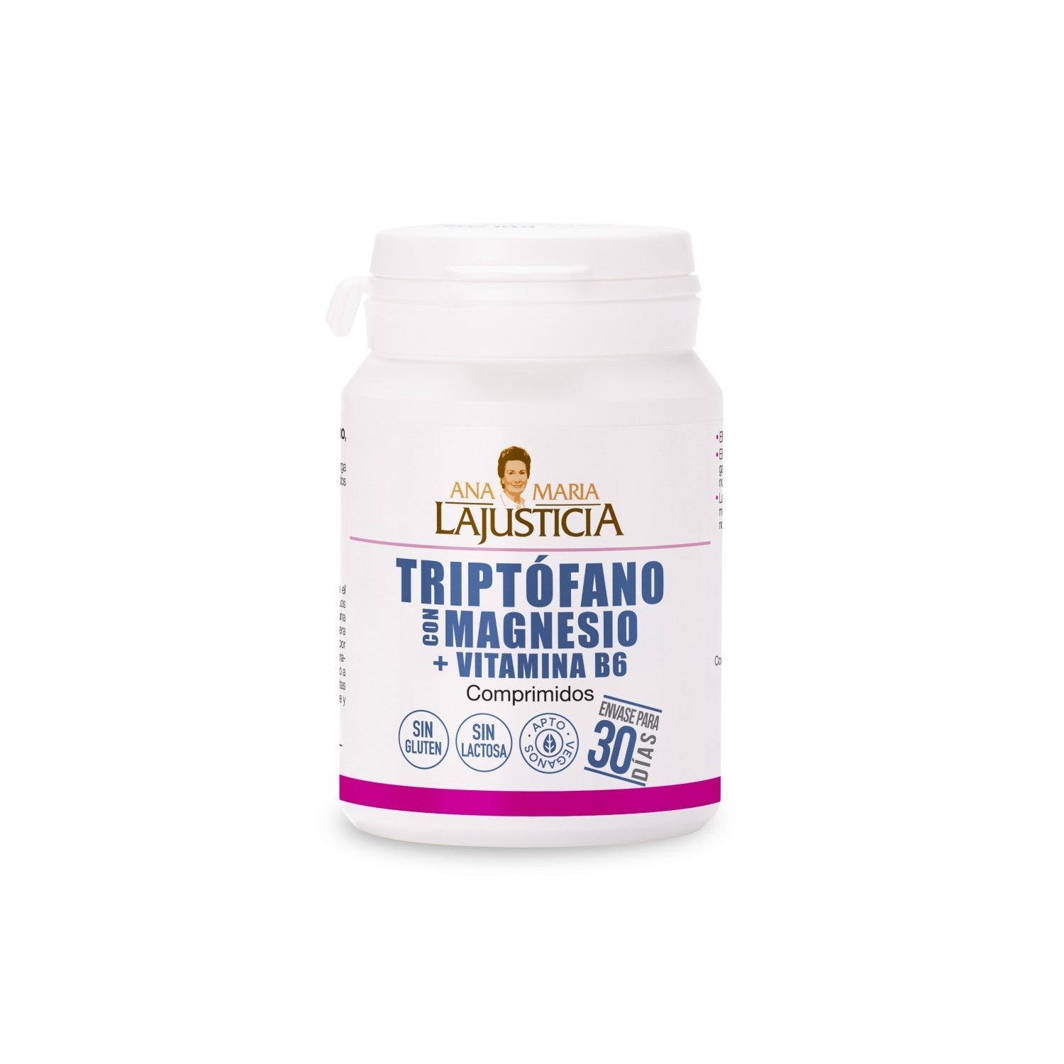 Ana Maria LaJusticia Triptófano con Magnesio + Vitamina B6 60comp