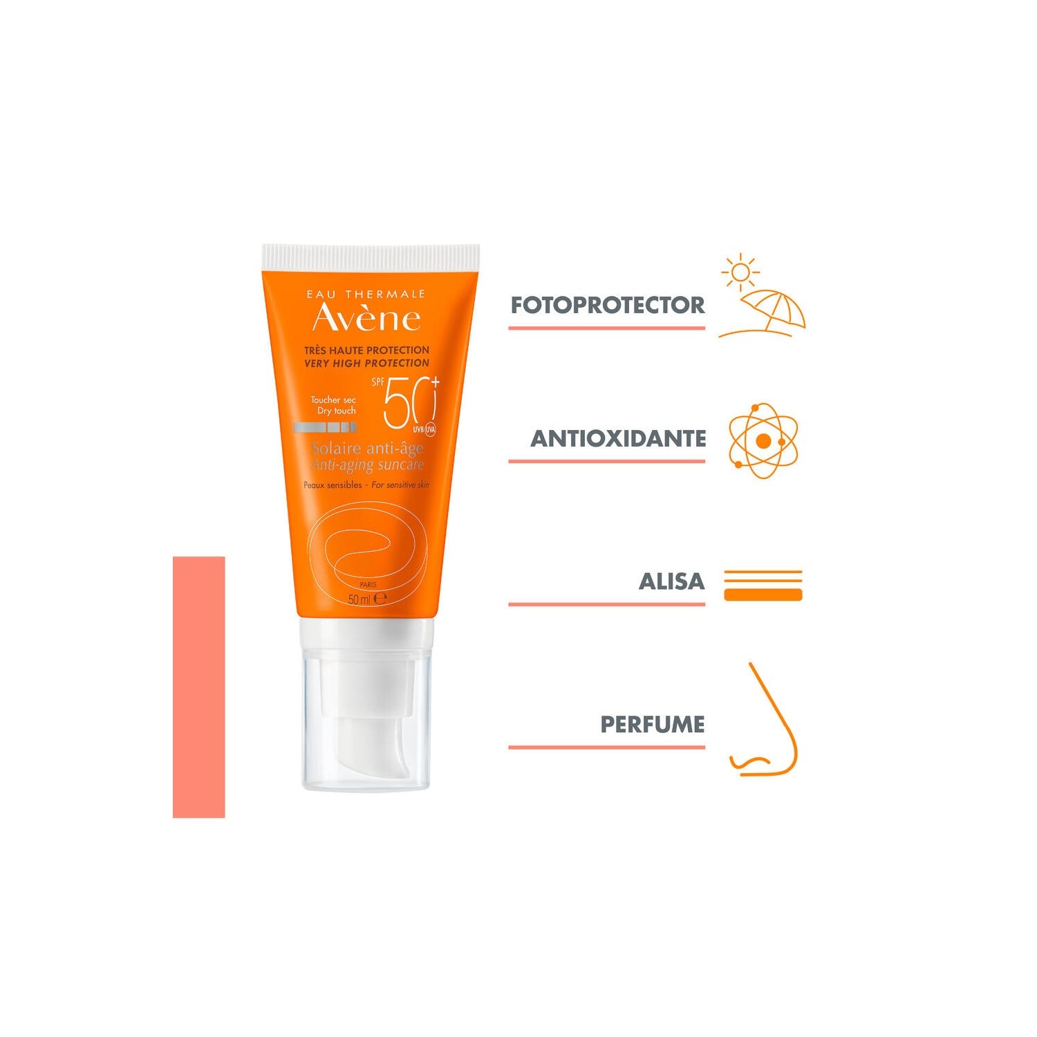 Avène Solar Antiedad SPF50+ 50ml
