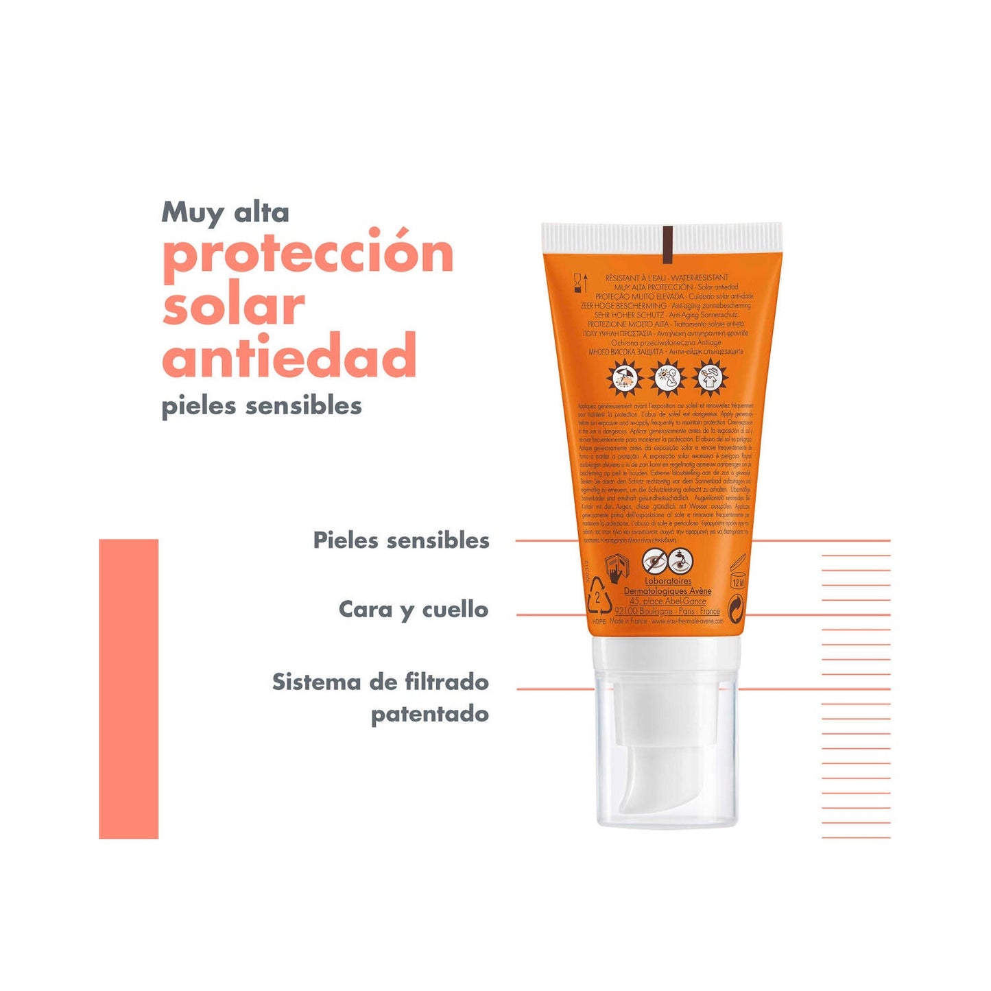 Avène Solar Antiedad SPF50+ 50ml