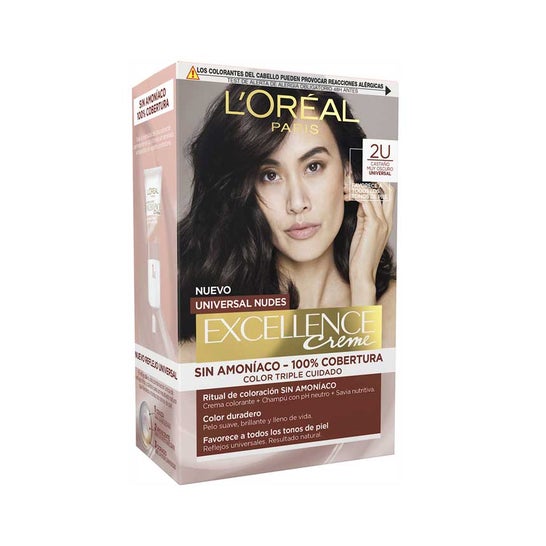 L'Oréal Excellence Creme Universal Nudes 2 U Castaño más Oscuro 1 ud