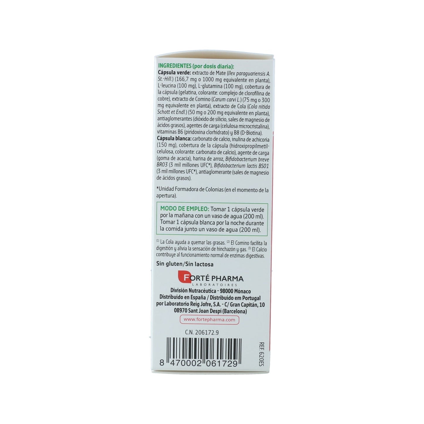 Forté Pharma Xtraslim Vientre Plano 60caps