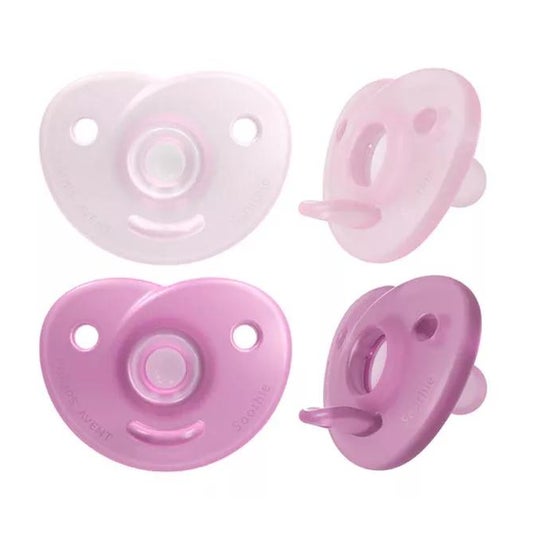 Avent Chupetes Soothie Niñas 0-6M 2uds