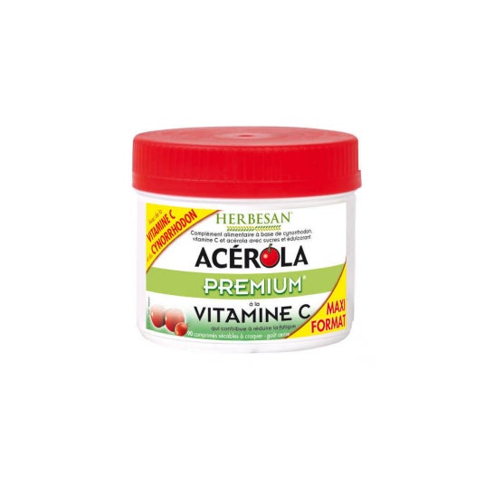 Herbesan Acerola Premium Maxi Pot 90 comp masticables