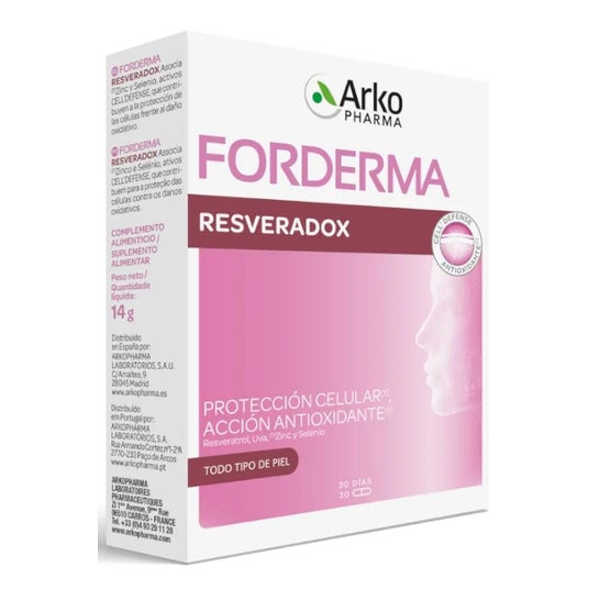 Arkopharma Forderma Resveradox 30caps