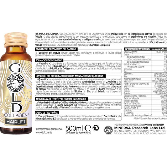 Gold Collagen Hairlift 10x50ml
