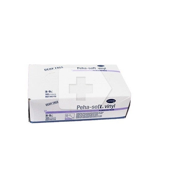 Peha soft guantes Vinilo polvo talla grande 100 uds