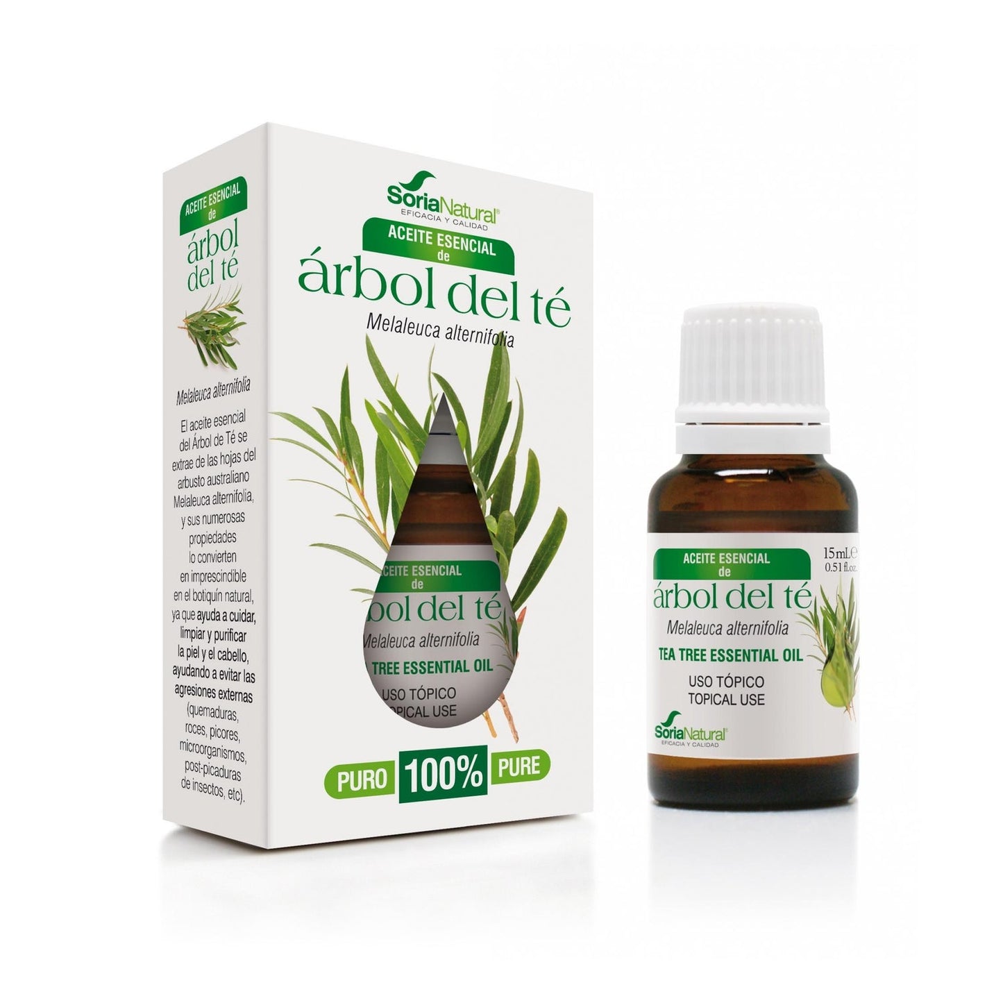 Aceite Esencial Arbol Del Te Soria Natural 15ml