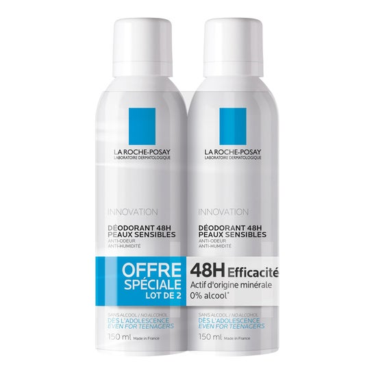 La Roche-Posay Desodorante Fisiológico 48H 2x150ml