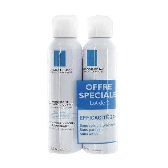 La Roche-Posay Desodorante Fisiológico 48H 2x150ml