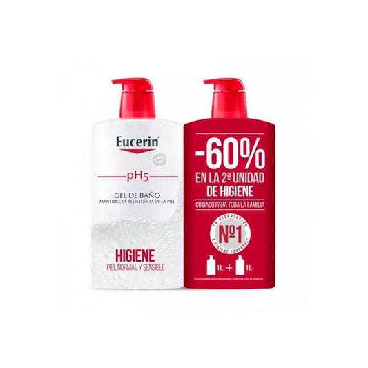 Eucerin Gel de Baño pH5 2x1L