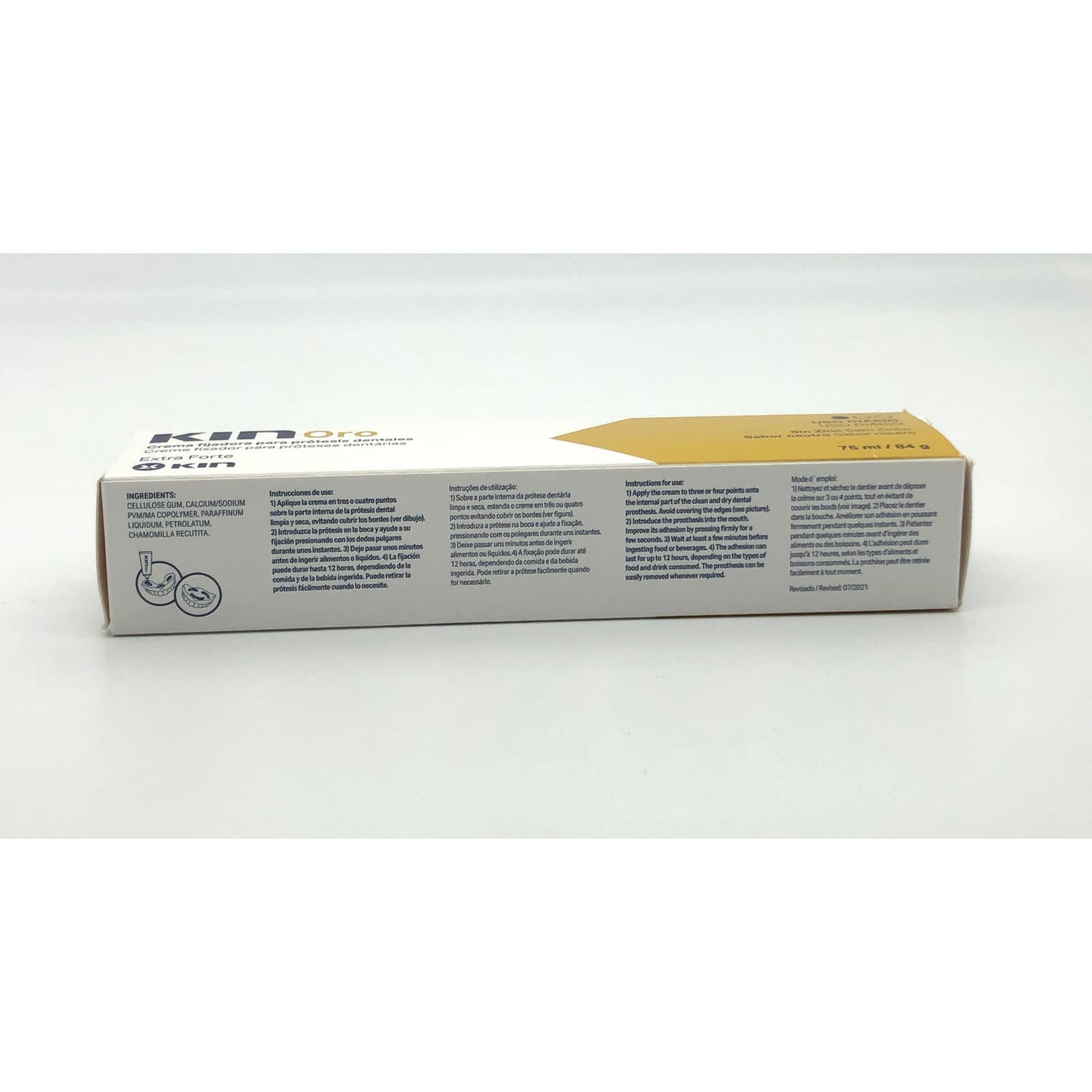 Kin Oro crema fijadora prótesis dentales 75ml