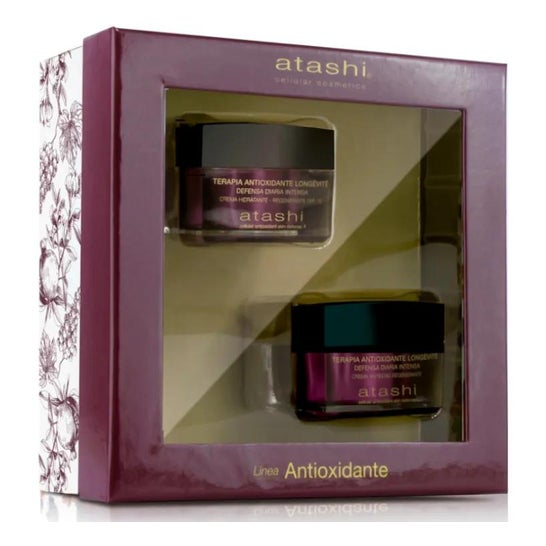 Atashi Cellular Antioxidante Antiedad 50ml + Crema Hidratante SPF15 50ml