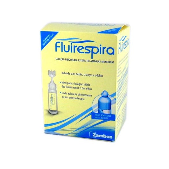 Fluirespira Solución Fisiológica 30 dosis individuales