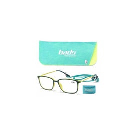 Bads Gafas de Lectura Metal Verde Amarillo 1.00 1ud