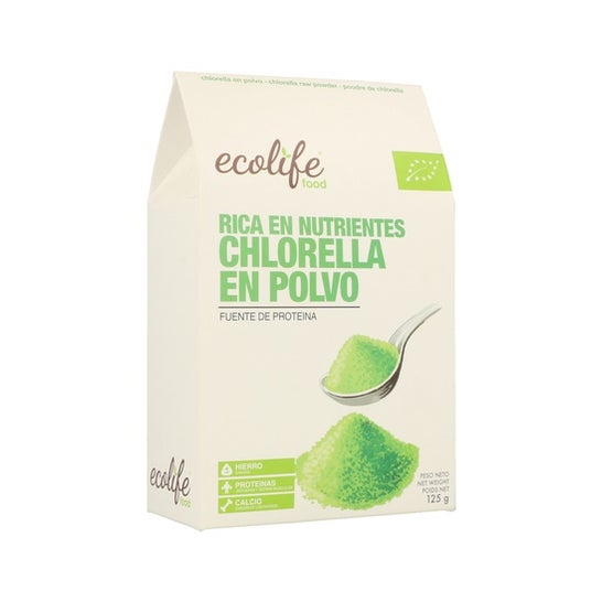 Ecolife Food Chlorella Polvo Bio 125 g