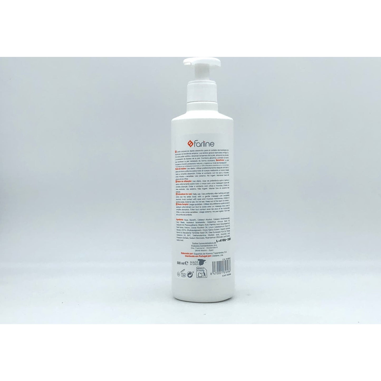 Farline Loción Corporal Piel Atópica 500ml