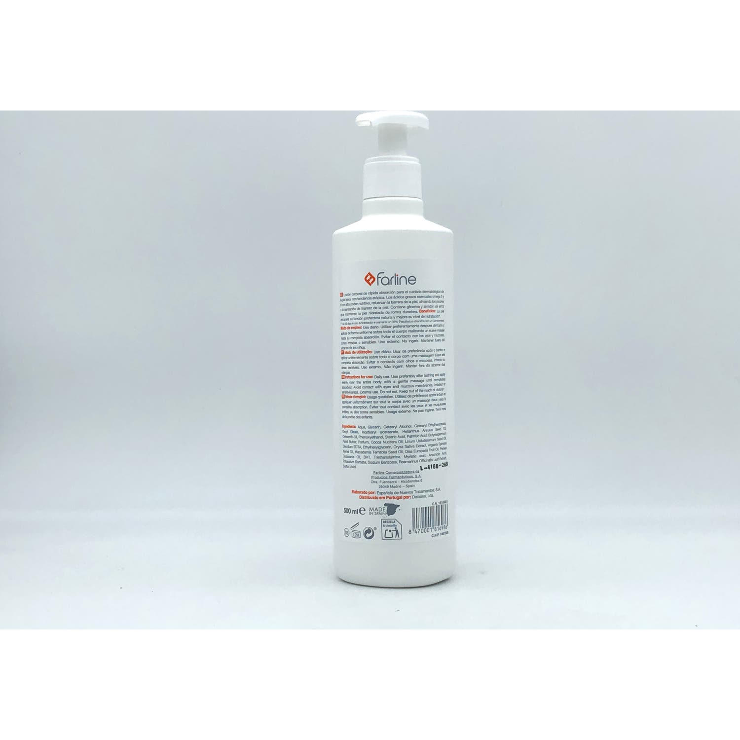 Farline Loción Corporal Piel Atópica 500ml