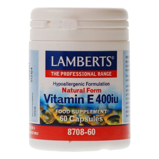 Lamberts Vitamina E 400 ui 60 caps