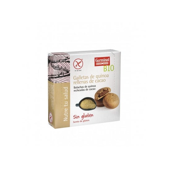 Germinal Bio Galletas de Quinoa Rellenas de Cacao 200 g