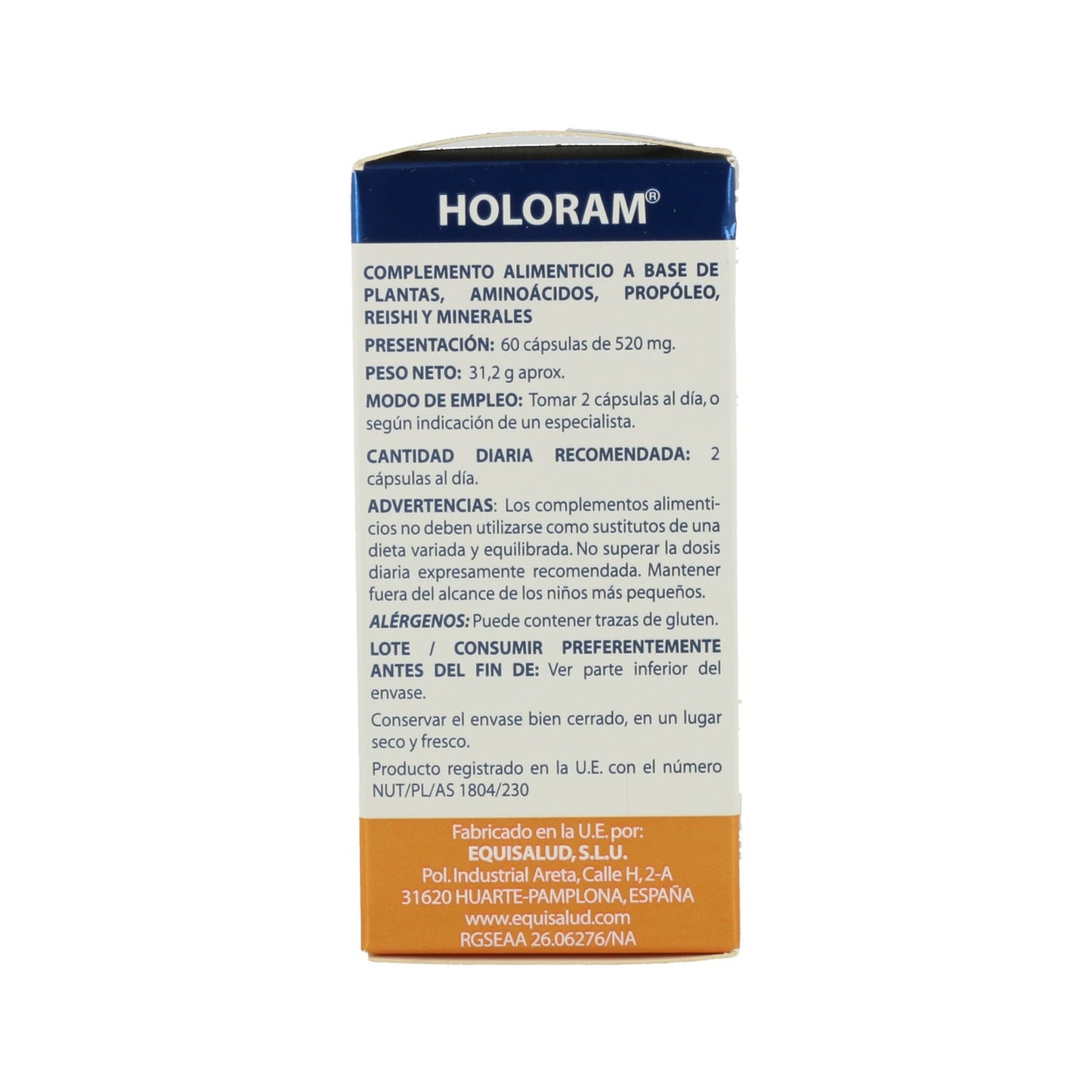 Equisalud Holoram Rinusin 60 caps