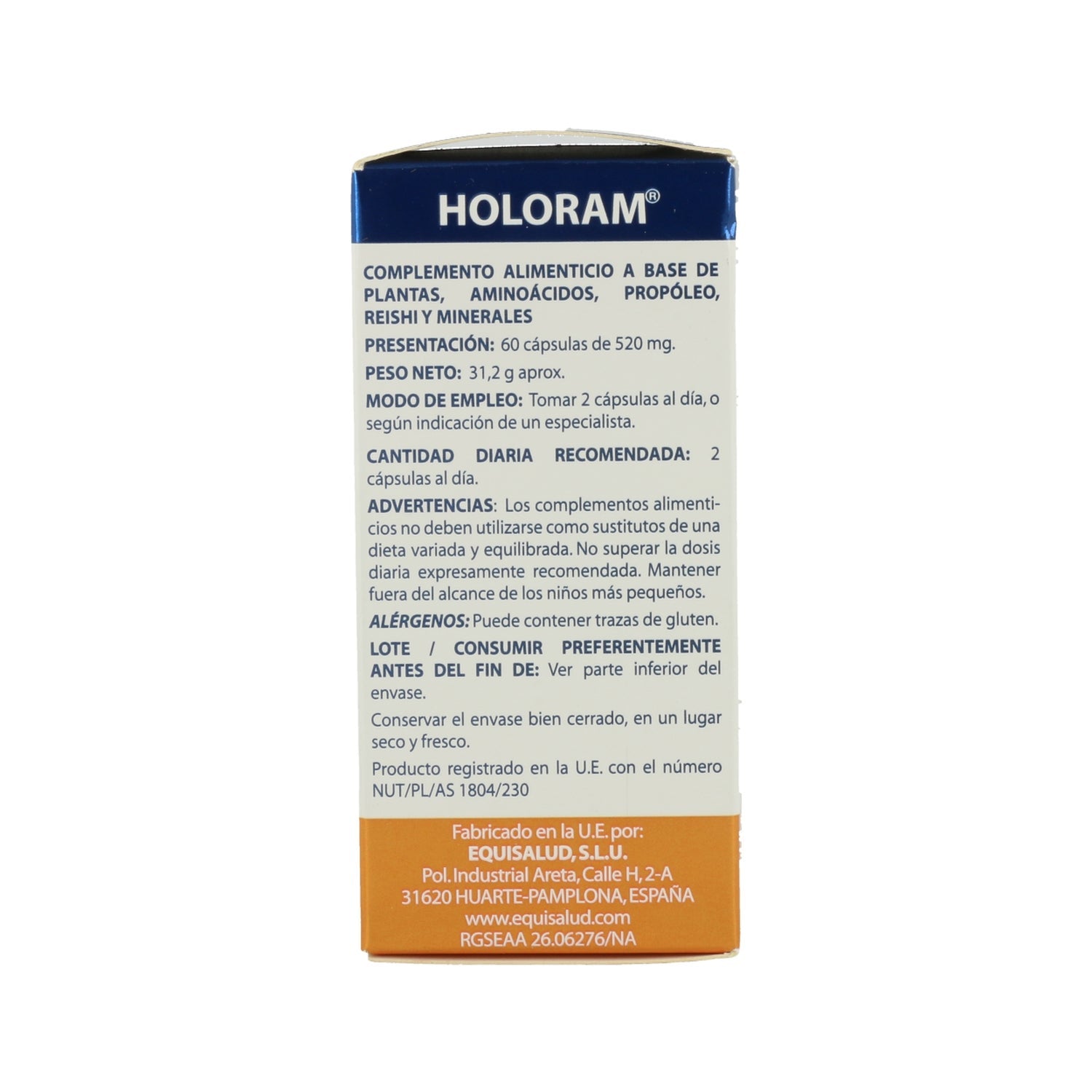 Equisalud Holoram Rinusin 60 caps