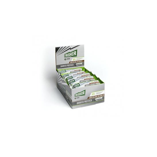 Finisher Barritas Proteicas Chocolate Y Avellana Con L-Carnitina 20uds