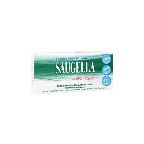 Tampones Saugella de Algodón Touch Mini X 16