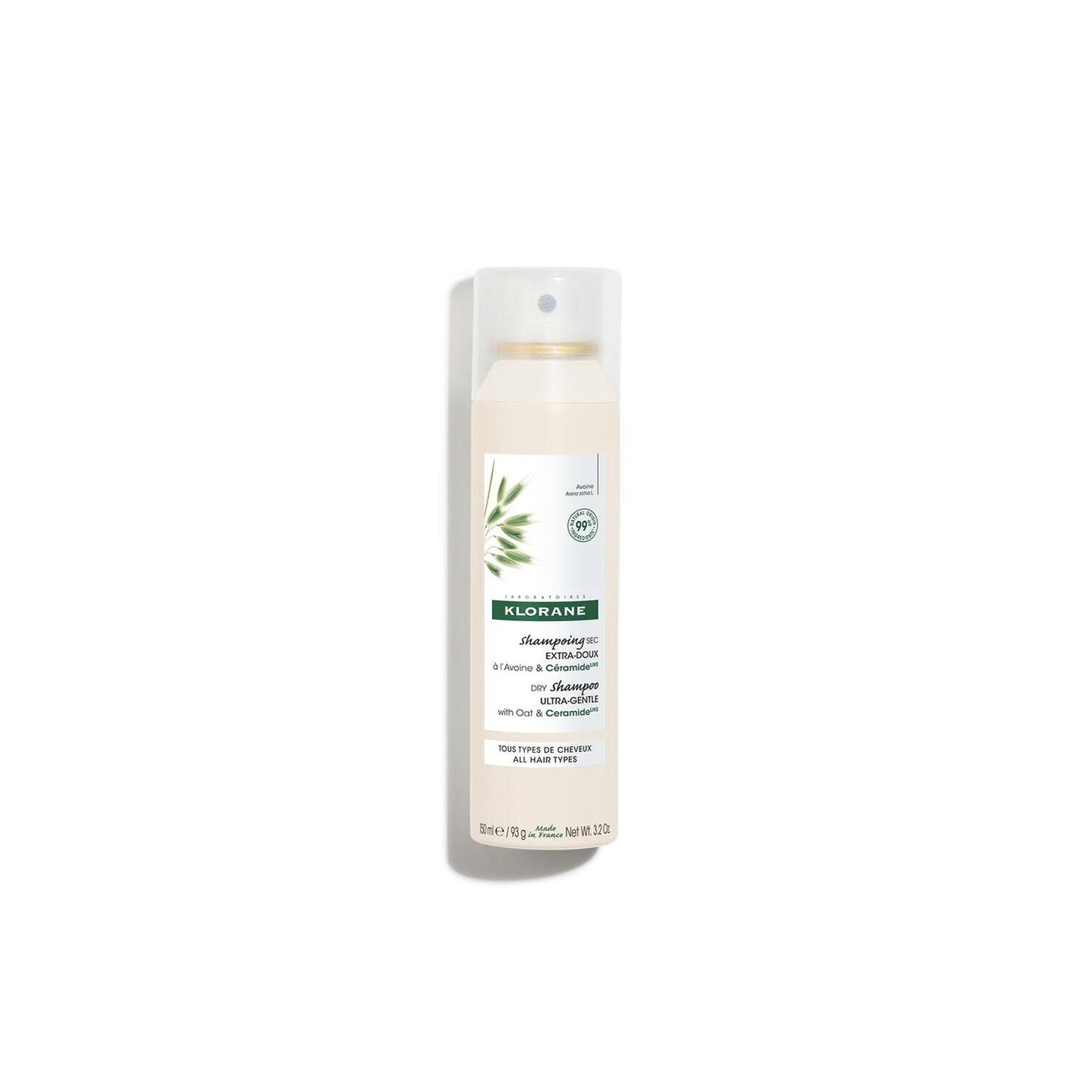 Klorane Champú Seco a la Leche de Avena 150ml