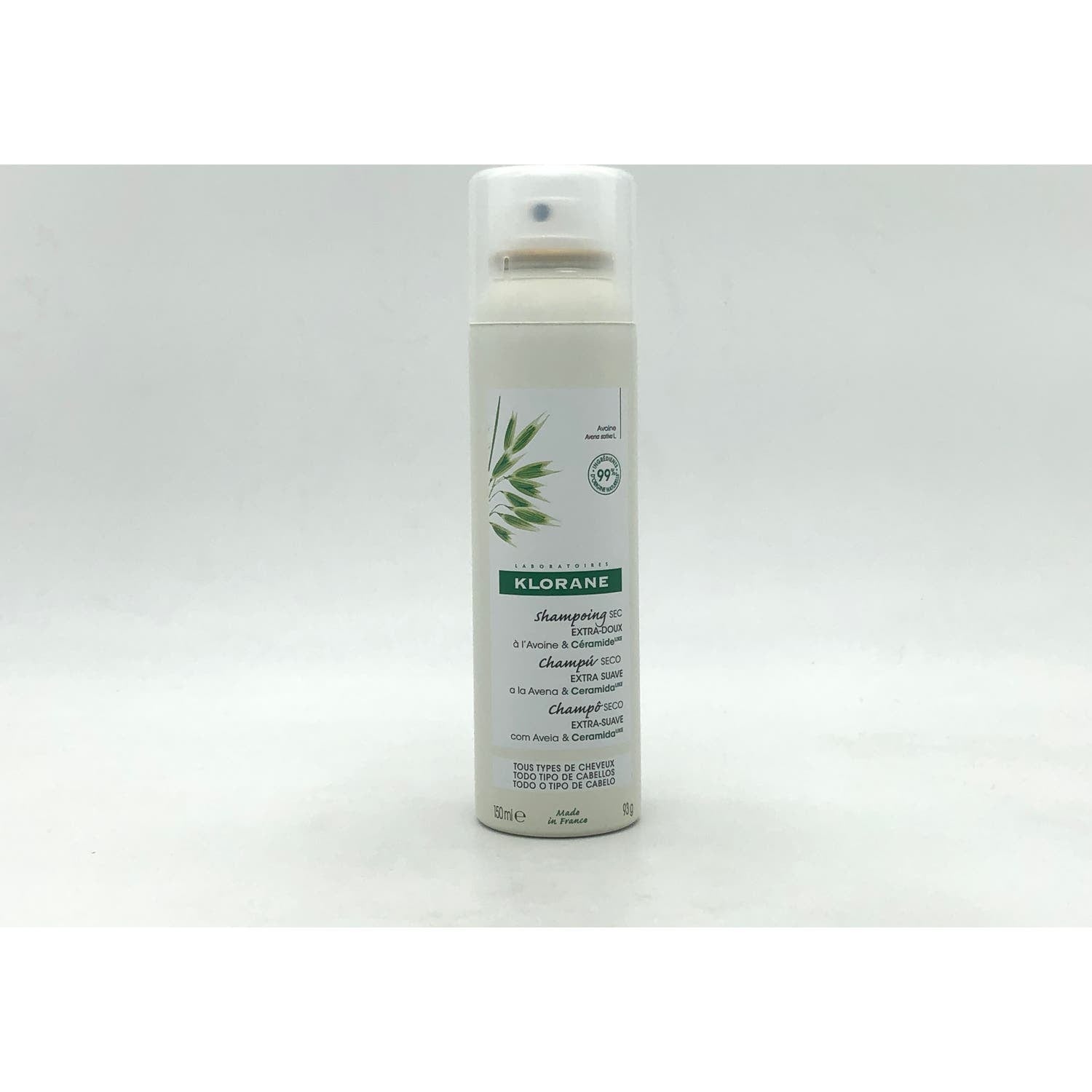 Klorane Champú Seco a la Leche de Avena 150ml