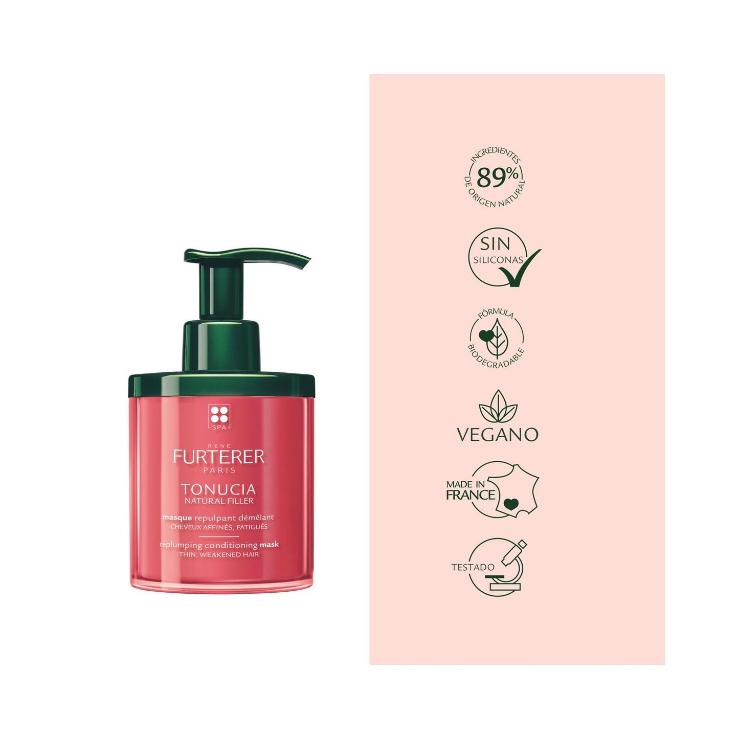 René Furterer Tonucia Natural Filler Mascarilla Repulpante Desenredante 200ml
