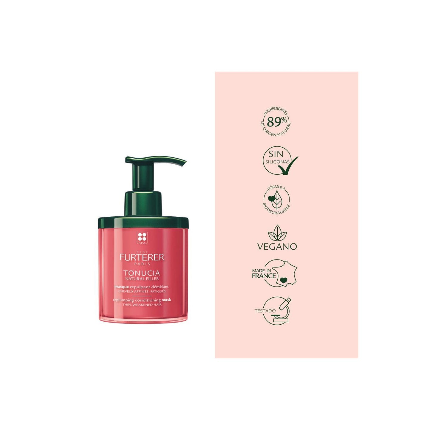 René Furterer Tonucia Natural Filler Mascarilla Repulpante Desenredante 200ml
