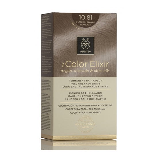 Apivita Mycolor Pack Tinte Elixir Número 10.81