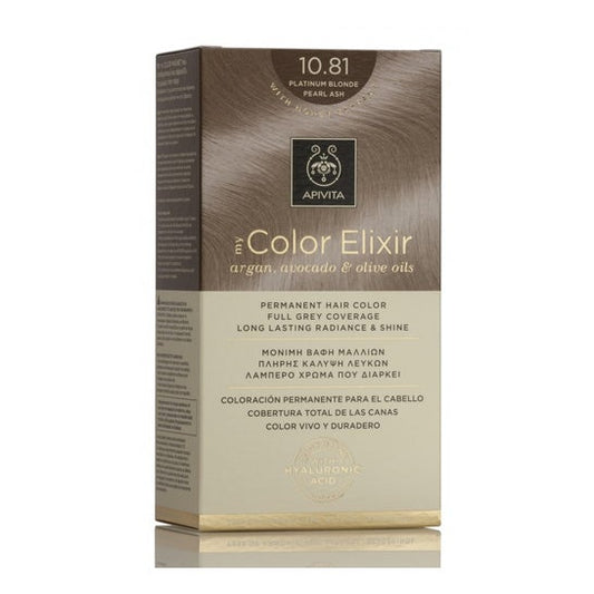 Apivita Mycolor Pack Tinte Elixir Número 10.81