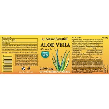 Nature Essential Aloe Vera + Sen 60caps