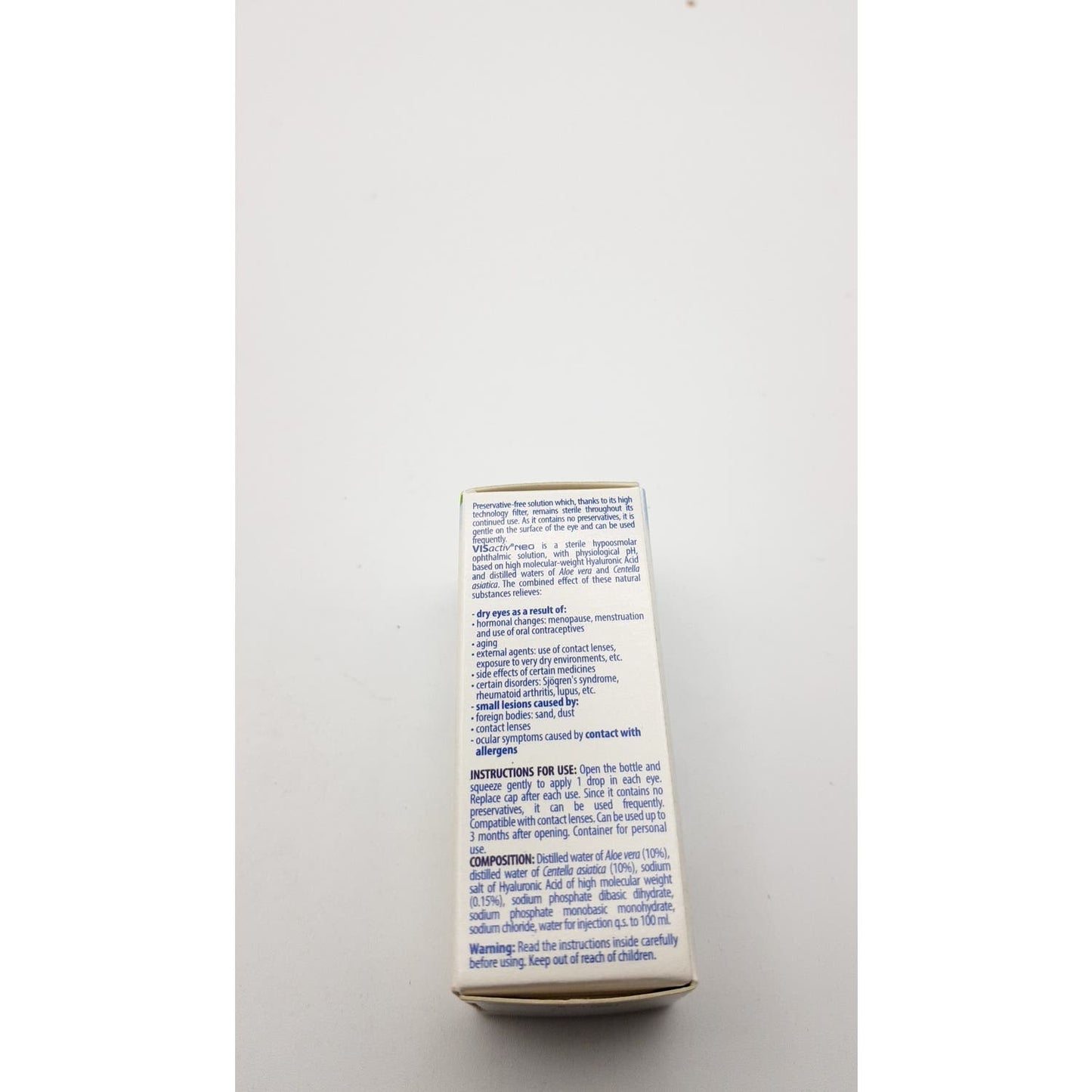Vis Activ Neo Gotas Esteriles Gotas Oculares Humectantes 10 Ml