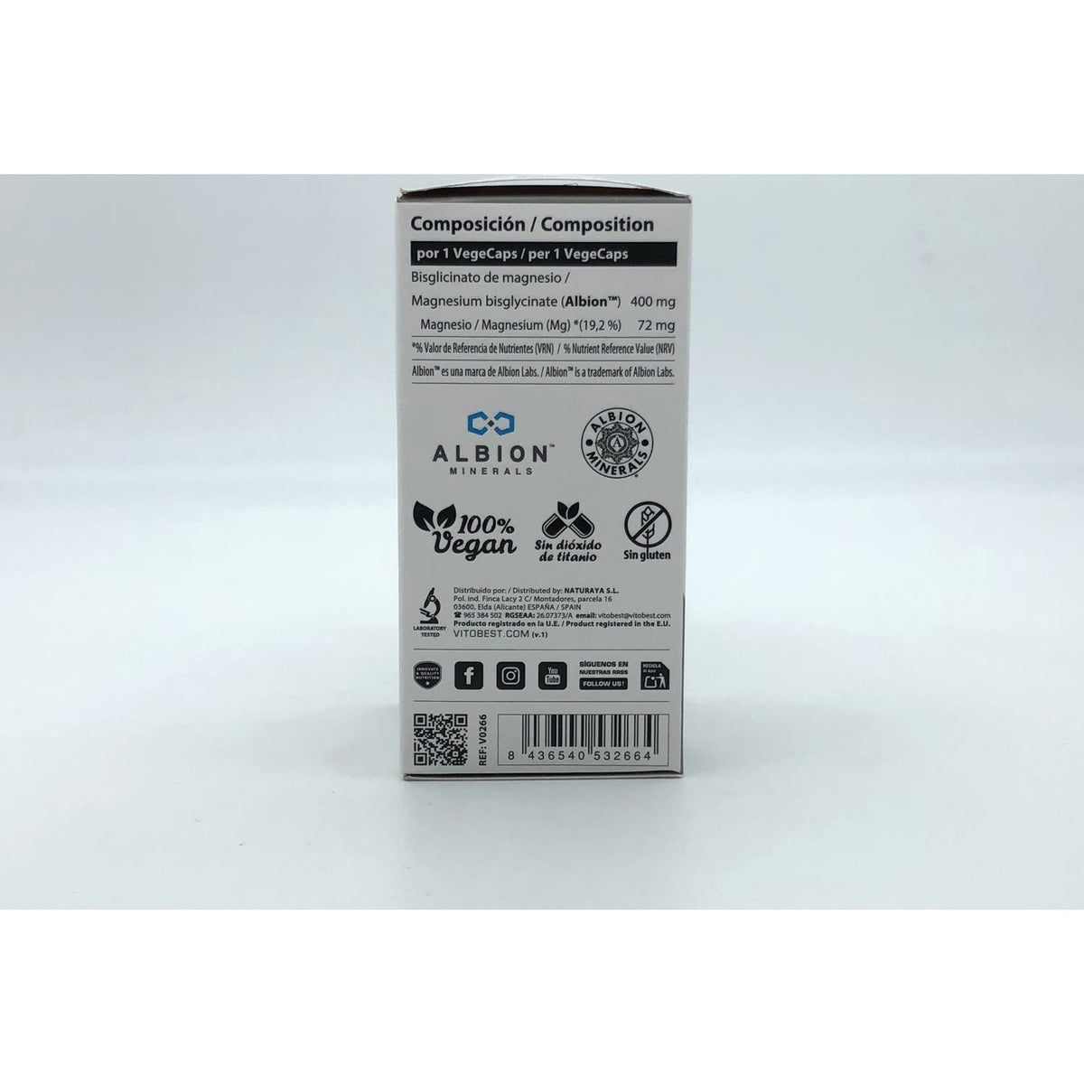Vitobest Magnesium Bisglycinate 60caps