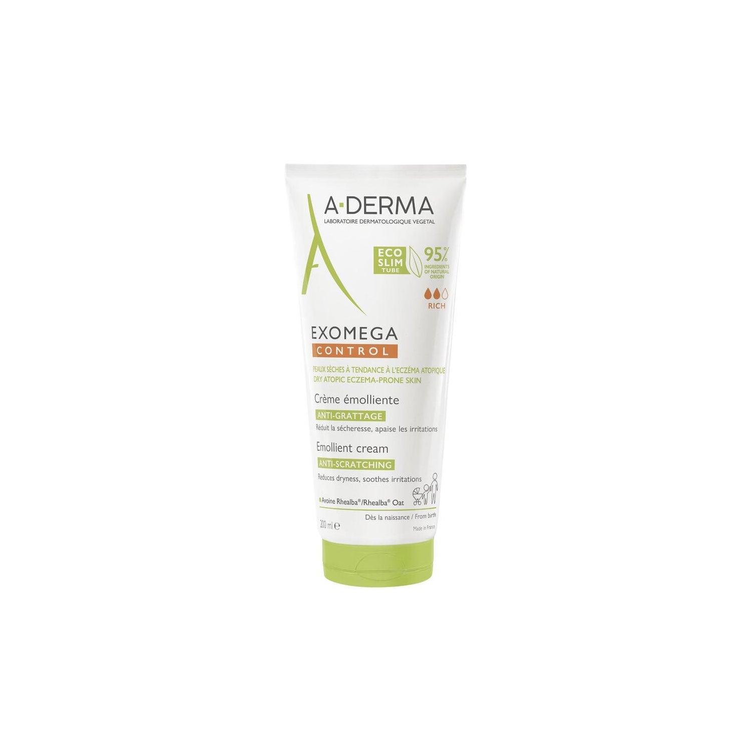 A-Derma Exomega Control Crema Emoliente 200ml